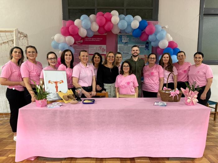Secretaria de Saúde promove ação em jantar beneficente alusivo ao Outubro Rosa