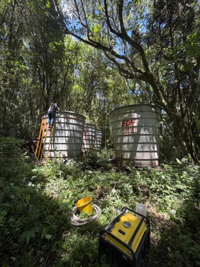 Reservatórios d’agua passam por manutenção e higienização